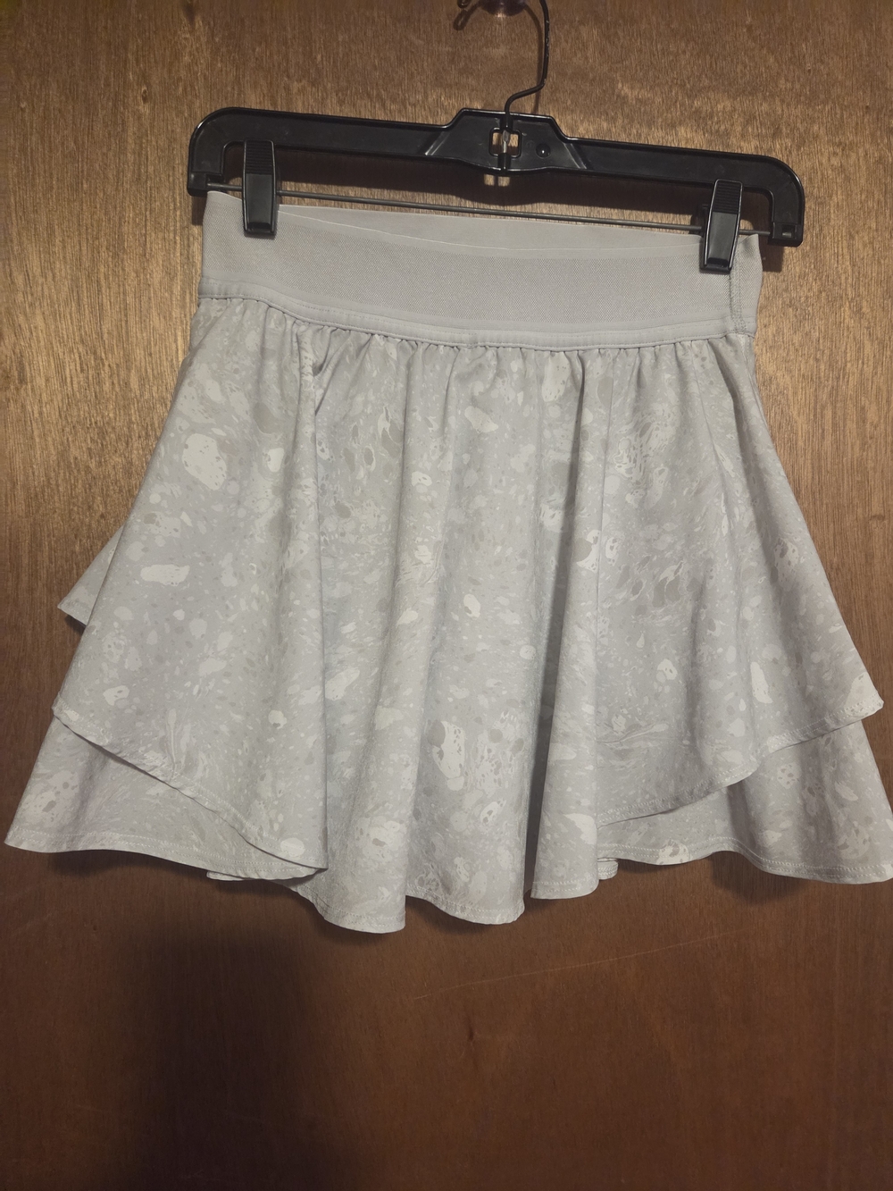 Lululemon 4 Court Rival High Rise Terrazzo Marble Grey Tennis Skort! Reg Length.